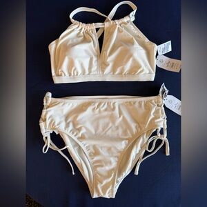 Time and Tru Cream Bikini Set New with Tag